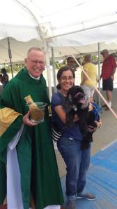 Penny at Blessing of the Animals